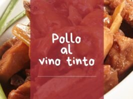 receta de pollo al vino tinto